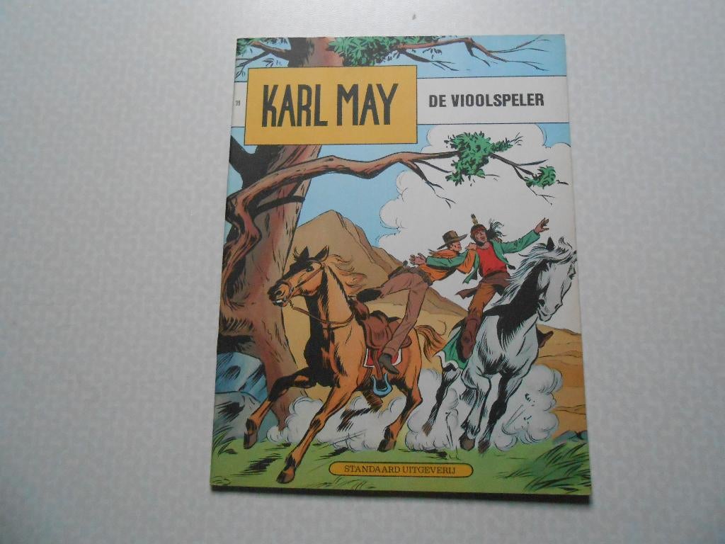 Karl May 39 De vioolspeler 1974 1 ste druk., Willy Vandersteen, Eén stripboek, Nieuw, Ophalen of Verzenden