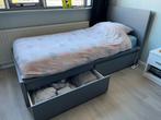 Ikea Malm eenpersoonsbed 90x200 compleet, Huis en Inrichting, Slaapkamer | Bedden, Ophalen, 90 cm, Eenpersoons, Zo goed als nieuw