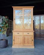 Smalle Teakhout Servieskast | Keukenkast | Servieskast #9284, Niet ingevuld, Gebruikt, 200 cm of meer, Niet ingevuld