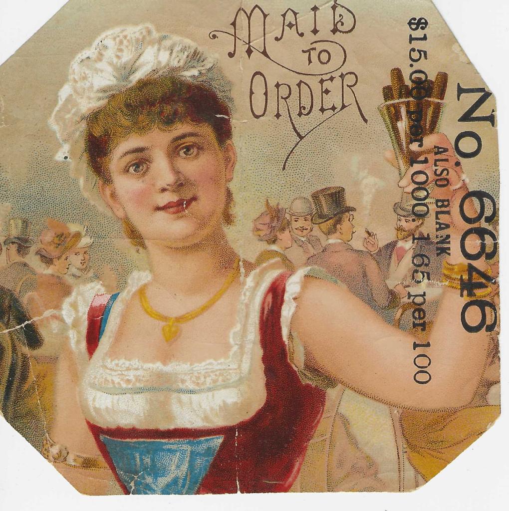 etiket V -1609   sigarenbanden, Ophalen of Verzenden, Zo goed als nieuw, Sigarenbandjes