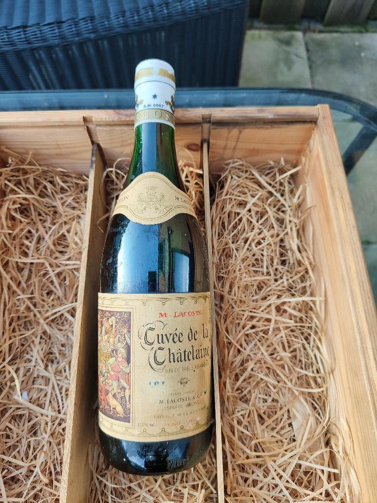Cuvee de la Chatelaine M.Lacoste & Cie 1972, Verzamelen, Wijnen, Frankrijk, Nieuw, Ophalen of Verzenden, Rode wijn