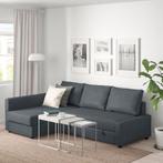 FRIHETEN Corner sofa-bed with storage, Huis en Inrichting, Banken | Sofa's en Chaises Longues, Ophalen, 150 tot 200 cm, Tweepersoons