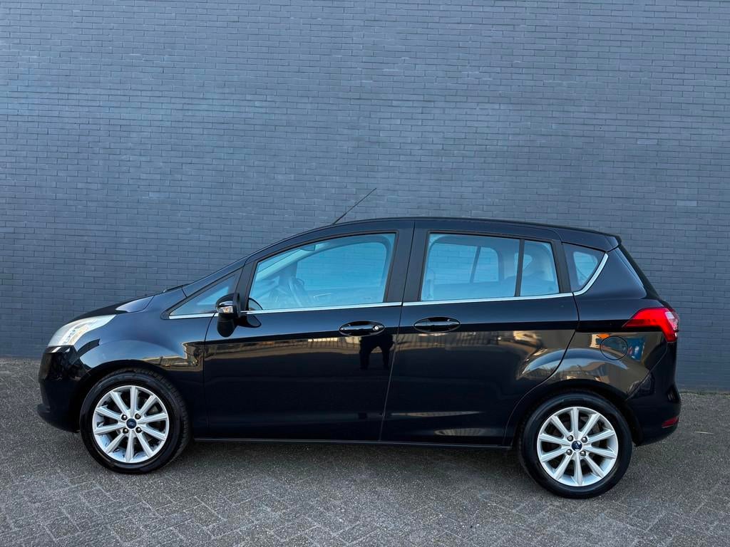 Ford B-Max 1.0 EcoBoost Titanium|CAMERA|NAVI|PSENSOR|CRUISE|, Auto's, Ford, 101 pk, Gebruikt, Start-stop-systeem, Zwart
