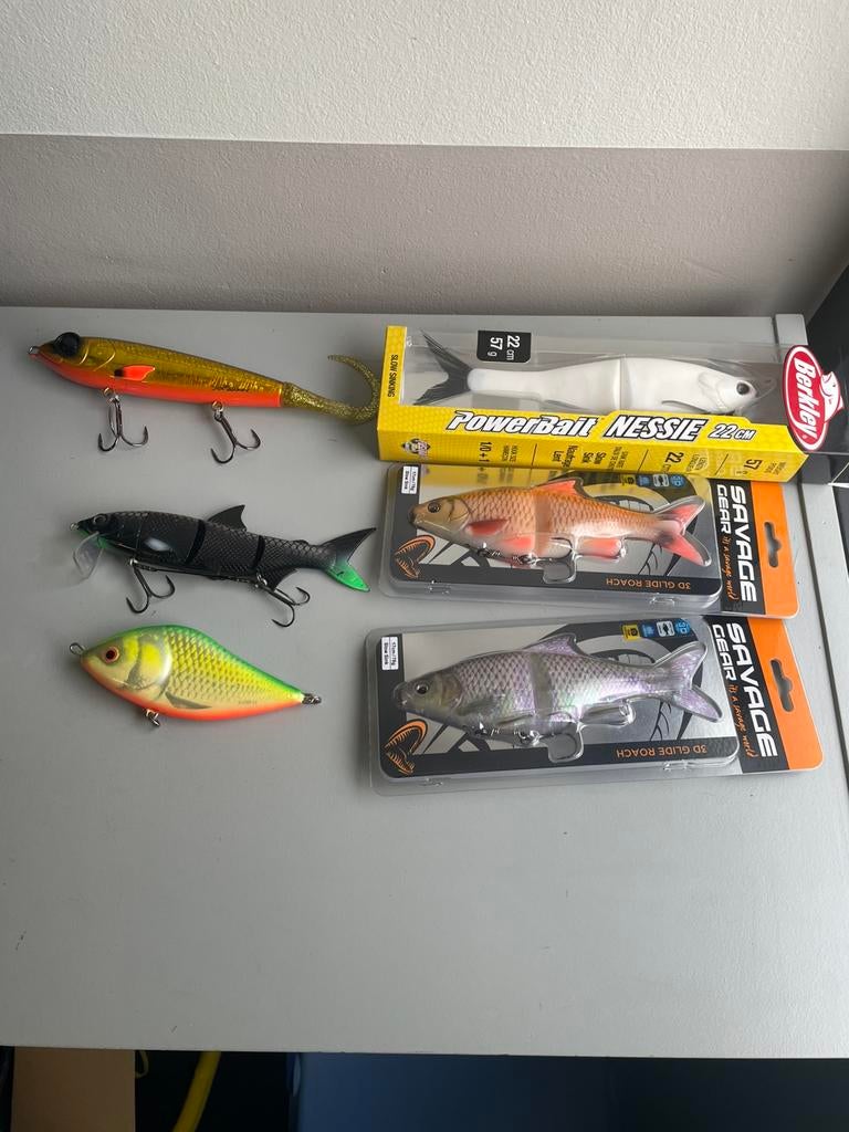 Jerk/glide/swimbaits, Ophalen of Verzenden, Zo goed als nieuw, Overige typen