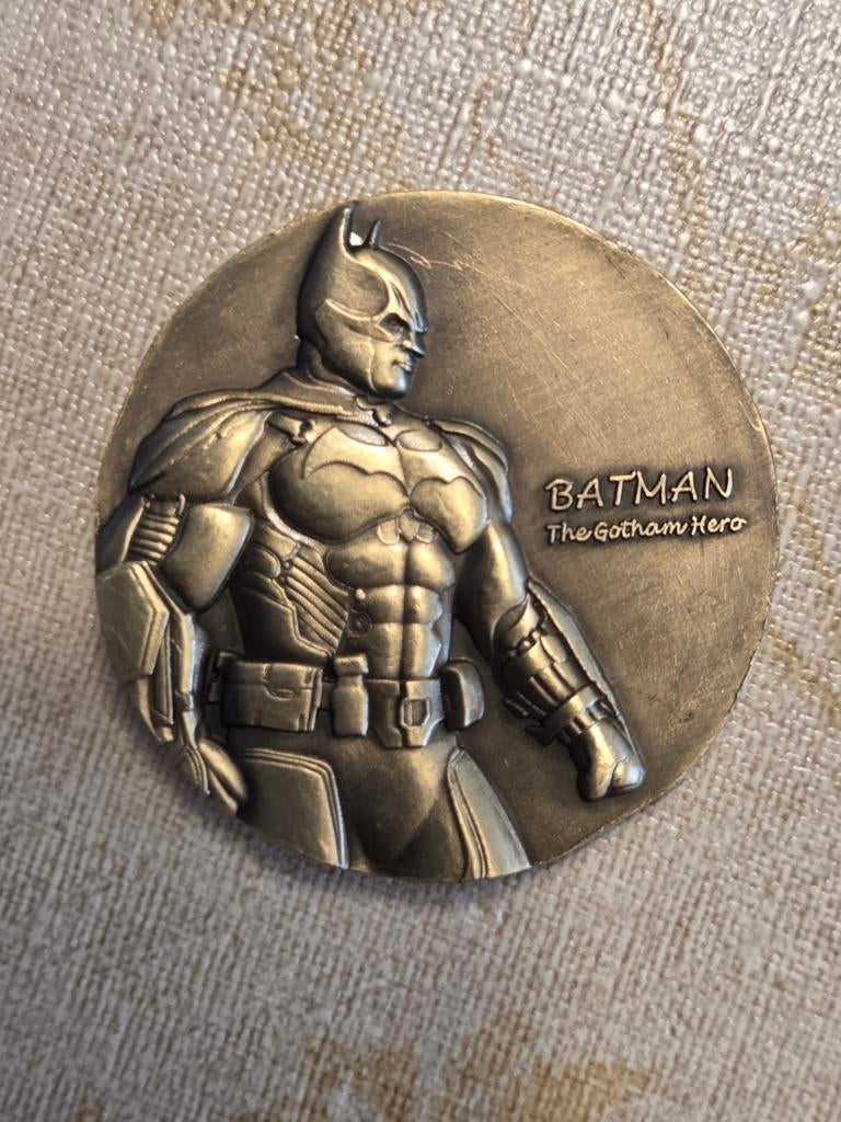 Koperen badman-joker coin., Ophalen of Verzenden, Overige materialen