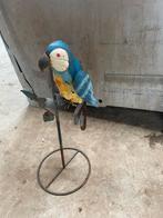 Metalen papegaai op standaard, Ophalen, Gebruikt