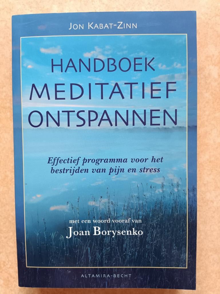 Handboek Meditatief Ontspannen - Jon Kabat-Zinn, Boeken, Esoterie en Spiritualiteit, Ophalen of Verzenden, Zo goed als nieuw, Meditatie of Yoga