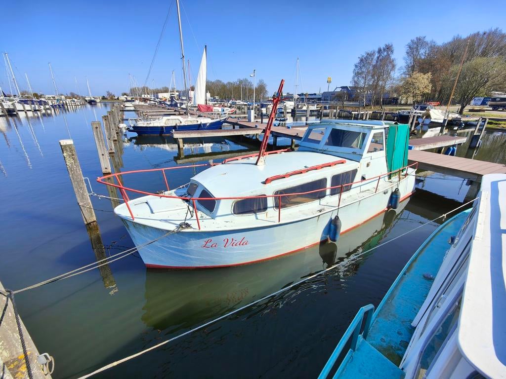 Stalen Kajuitboot 'La Vida' - Opknapper met Potentie, Watersport en Boten, Motorboten en Motorjachten, Ophalen, Gebruikt, Staal
