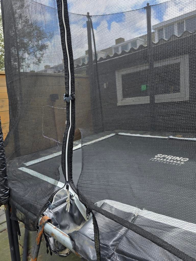 SPRING Trampoline 230x300 cm - (gratis - zelf demonteren), Ophalen, Gebruikt