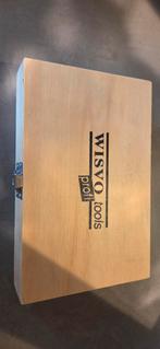 Wisvo Tools Profi Accessoires Set in Houten Kist, Ophalen of Verzenden, Zo goed als nieuw