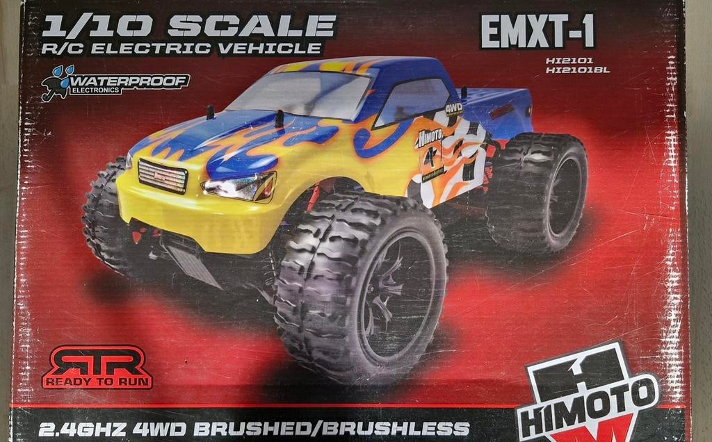 Himoto Truck Blue Beast 1:10 - Nieuwstaat, Ophalen of Verzenden