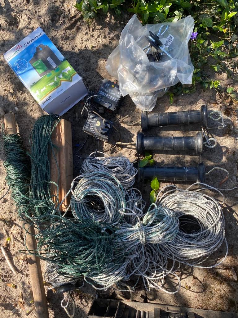 Schrikdraad set, Ophalen of Verzenden, Gebruikt, 20 meter of meer