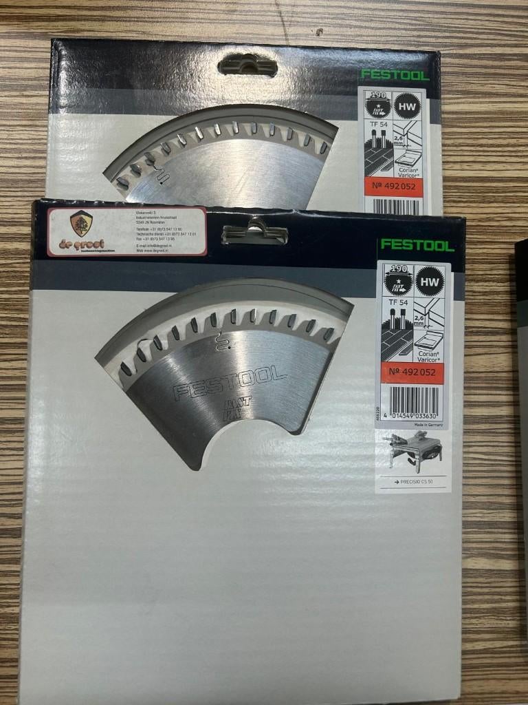 Festool zaagbladen Precisio CS 50, Ophalen, Nieuw