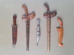lot 5 vintage kris keris bendo bedok golok jambiya khanjar, Ophalen of Verzenden