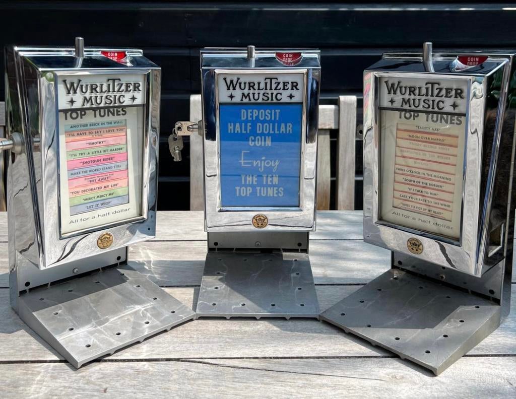 Te koop 3 Wurlitzer 5010 barboxen plus stepper en booster., Ophalen of Verzenden, Zo goed als nieuw, 1950 tot 1960, Wurlitzer