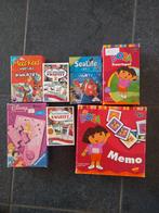 Set van 7 diverse kinderspellen: kwartetten, memo, puzzel, Vijf spelers of meer, Ophalen of Verzenden, Gebruikt, Diverse