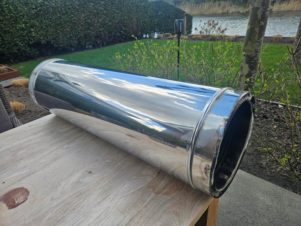 Holotherm Dubbelwandig Rookkanaal 250/300mm - 100cm, Ophalen, Gebruikt, Overige typen, 60 tot 150 cm