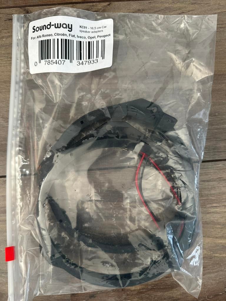 Speakerringen 16,5cm + Adapters, Ophalen of Verzenden, Nieuw