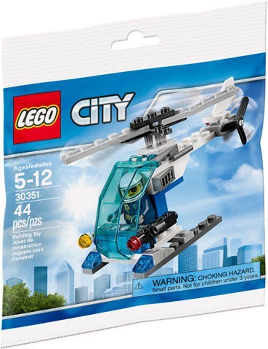 Lego 30351 City polybag Police Helicopter Politie, Ophalen, Nieuw, Complete set, Lego