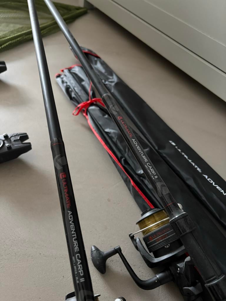 Vis-set Ultimate Adventure Carp II, Watersport en Boten, Hengelsport | Algemeen, Nieuw, Complete hengel, Ophalen of Verzenden