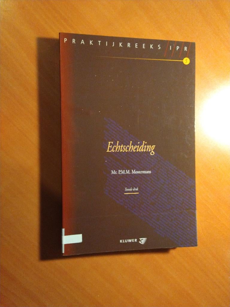 Mostermans, Mr. P.M.M. Echtscheiding, Ophalen of Verzenden, Zo goed als nieuw
