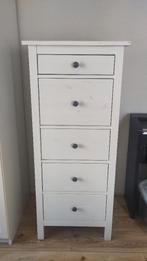 Ikea ladekast hout grenen wit, Ophalen, Gebruikt, 5 laden of meer, 100 tot 150 cm