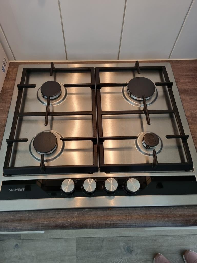 Te koop: Gas kookplaat 4 pits, Ophalen, Gebruikt, Minder dan 85 cm, 4 kookzones