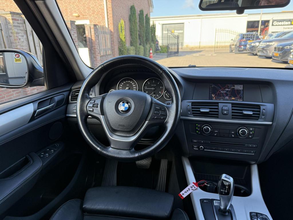 BMW X3 xDrive20d High Executive Panoramadak/leder/xenon, Auto's, BMW, Automaat, Euro 5, Zwart, 2000 kg
