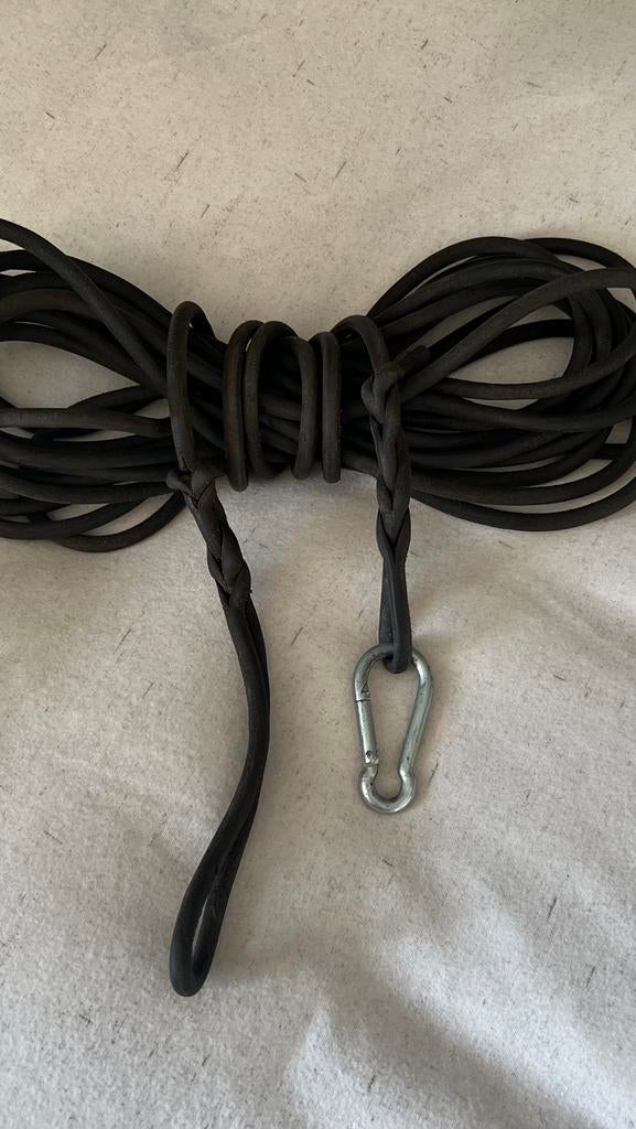 Gak9 speurlijn, leder, Dieren en Toebehoren, Hondenriemen, Ophalen of Verzenden, Zo goed als nieuw