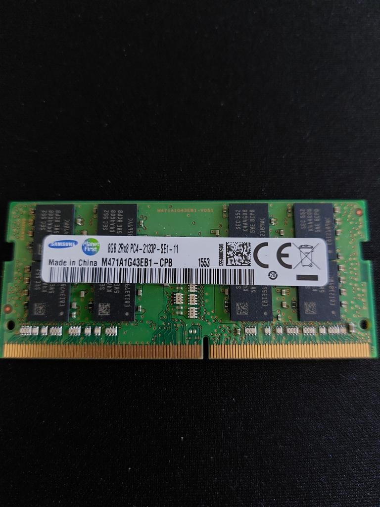 Samsung 8GB DDR4 SODIMM 2133mts, Gebruikt, DDR4, 8 GB, Ophalen of Verzenden