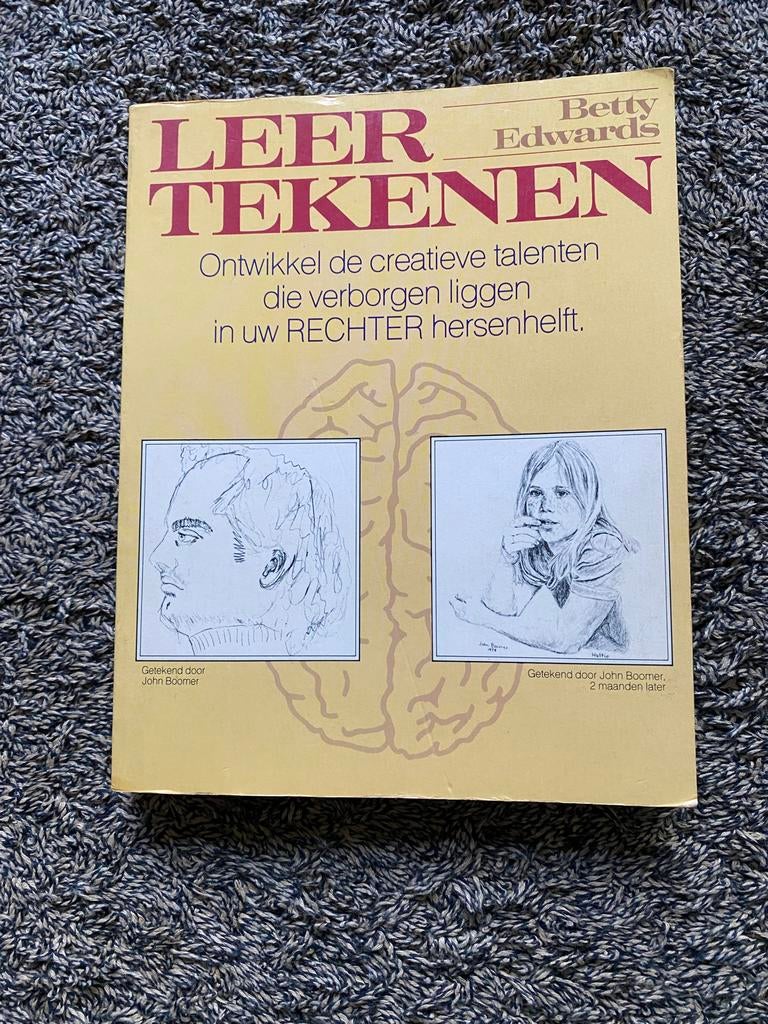 Boek Leer Tekenen Betty Edwards, Ophalen of Verzenden, Gebruikt, Boek of Gids