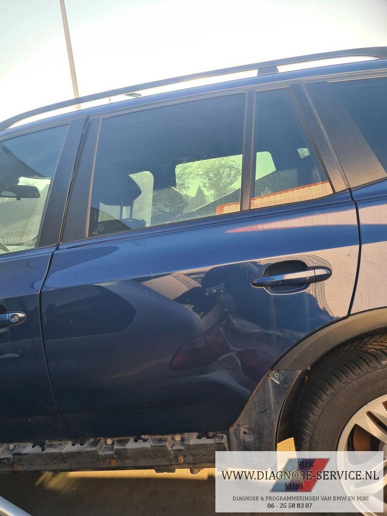 BMW X3 E83 links achter deur portier blauw, Ophalen, Gebruikt, -, Deur