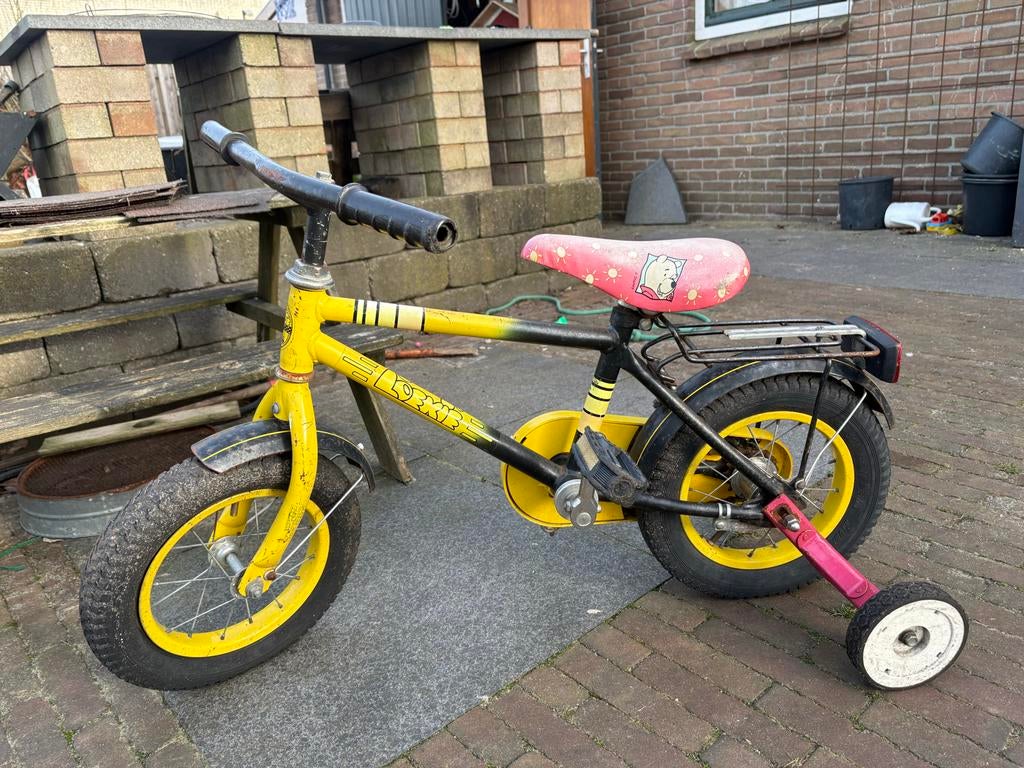 Kinderfiets 12 ?? inch, Fietsen en Brommers, Fietsen | Kinderfietsjes, Ophalen of Verzenden, Gebruikt, 16 tot 20 inch, Zijwieltjes