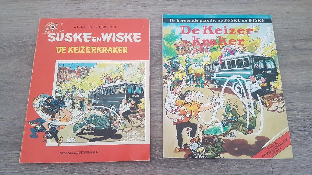 Suske en Wiske parodie – De Keizerkraker -1e druk heruitgave, Boeken, Stripboeken, Gelezen, Ophalen of Verzenden, Meerdere stripboeken