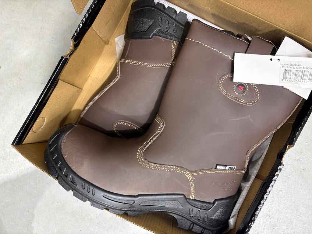 Gevavi werklaarzen GS90.05.410 S3  maat 41, Kleding | Heren, Schoenen, Gevavi, Bruin, Verzenden, .