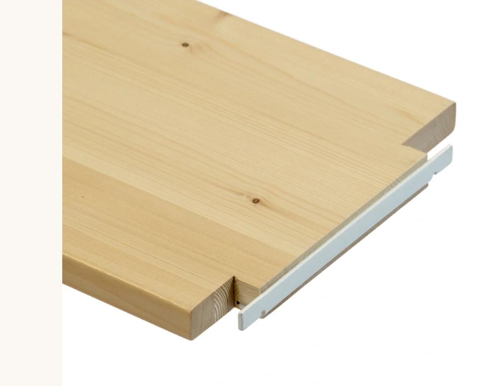 Lundia schap 80x30 blank gelakt in zeer nette staat, Ophalen, Gebruikt