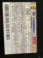 TICKET CAMBUUR-FC ZWOLLE 10-11, Ophalen of Verzenden, Zo goed als nieuw, Overige binnenlandse clubs, Overige typen