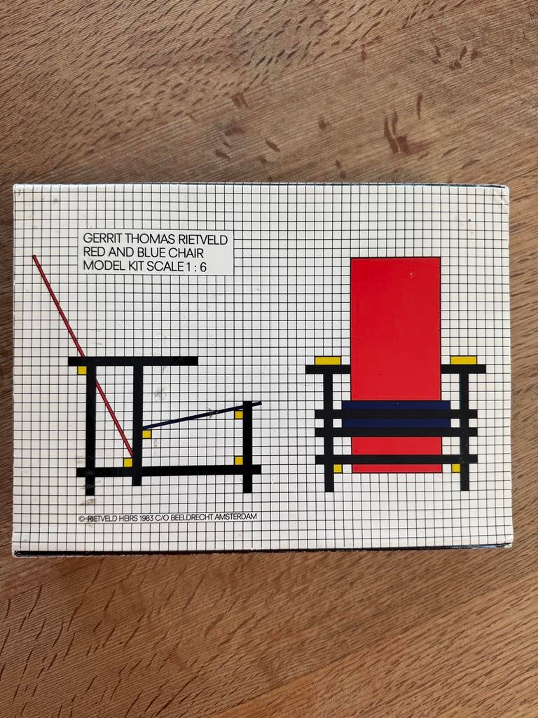 bouwpakket RIETVELD stoel, Ophalen of Verzenden, Nieuw, Groter dan 1:32