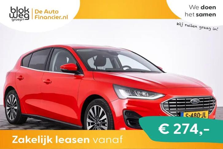 Ford Focus 1.0 EcoBoost Hybrid Titanium X Autom € 19.900,0, Auto's, Ford, Bedrijf, Te koop, Focus, ABS, Achteruitrijcamera, Airbags