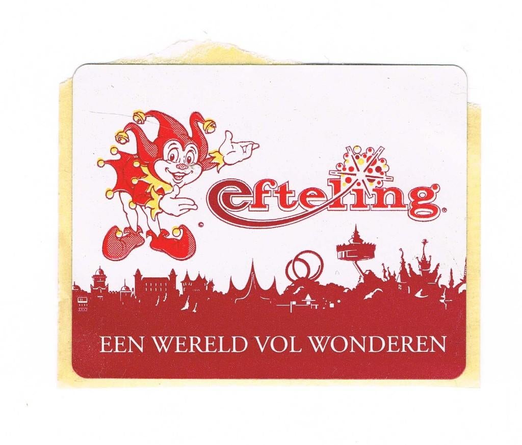 EFTELING STICKER, Verzamelen, Efteling, Ophalen of Verzenden, Zo goed als nieuw, Beeldje of Poppetje