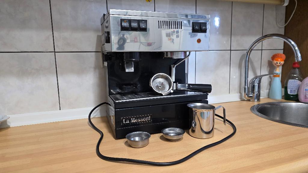 La Messoni Espressomachine Superiore de Luxe, Ophalen, Espresso apparaat, Koffiebonen, Zo goed als nieuw