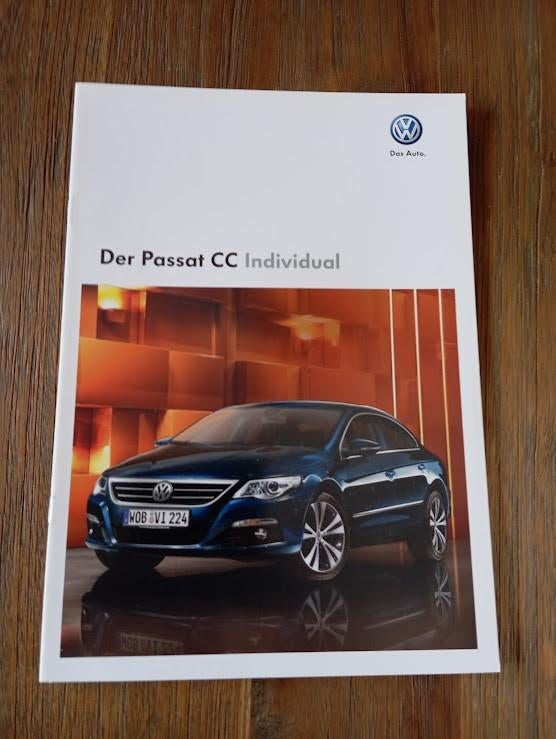 VW Der Passat CC Individual + Prijslijst  2 / 2009 18 pag., Verzenden, Zo goed als nieuw, Volkswagen