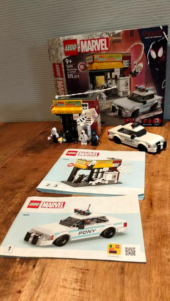 Lego Marvel Miles Morales vs the Spot 76311, Kinderen en Baby's, Speelgoed | Duplo en Lego, Zo goed als nieuw, Lego, Complete set
