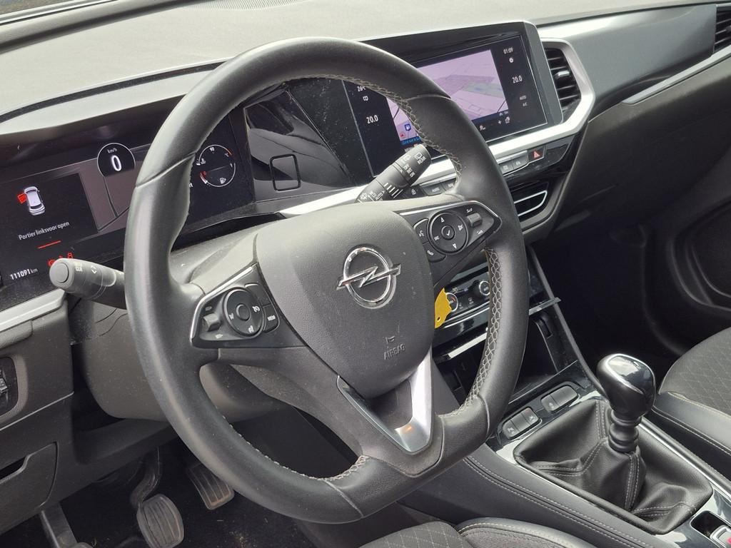 Opel Grandland BWJ 2022 | 1.2T 131PK Bus Elegance | 360 CAME, Auto's, Stof, Gebruikt, 1199 cc, Zwart