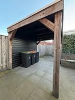 Stevige houten overkapping met verlichting (Douglas Hout), Ophalen of Verzenden, Zo goed als nieuw, Veranda
