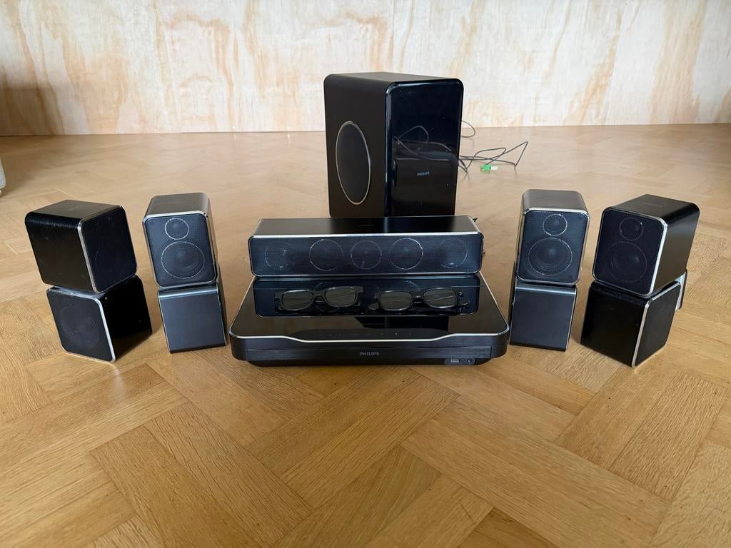 Philips home cinema 3D Blu-ray set. HTS 9540., Ophalen, Philips, Gebruikt, Blu-ray-speler
