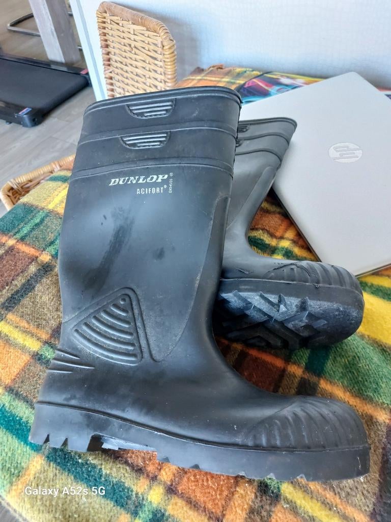DUNLOP acifort work kaplaarzen., Tuin en Terras, Werkkleding, Ophalen, Laarzen