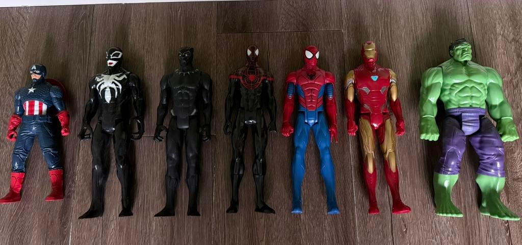 7 Marvel actiefiguren, Ophalen of Verzenden, Zo goed als nieuw