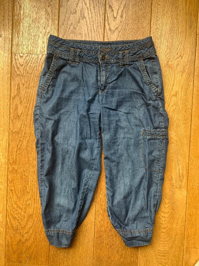 Leuke, vlotte spijker driekwartbroek Biaggini maat 34, Kleding | Dames, Biaggini, Blauw, Ophalen of Verzenden, Driekwart