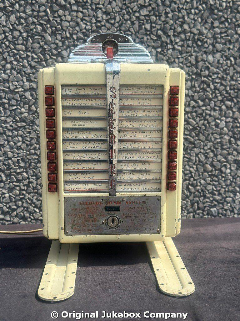 WALLBOX: Seeburg model W4-L56 nice original met barbracket, Ophalen of Verzenden, Gebruikt, Voor 1950, Seeburg